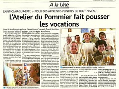 Revues de Presse au sujet de l'Atelier du Pommier de Saint Clair sur Epte