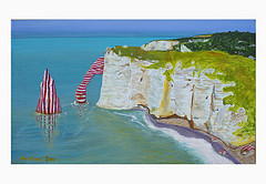 Christine Beth.  (Bernouville) "Falaises viking"