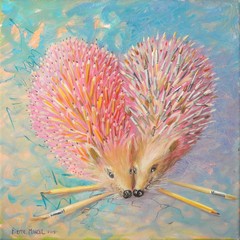 amour hrissons entre peintres et dessinateurs