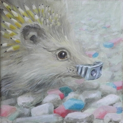 Gommes escargots,  herisson museau taille crayon. Je pensais  Charlie