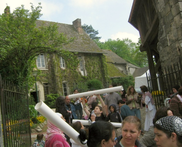 Le grand dpart, avec le butin de la journe