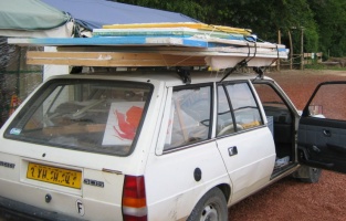 artist Pierre Marcel at Auvers sur Oise