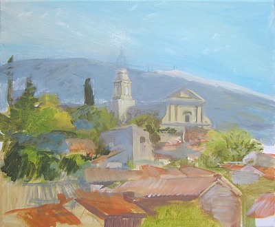 etape 1, la "mise" en place des volumes principaux.